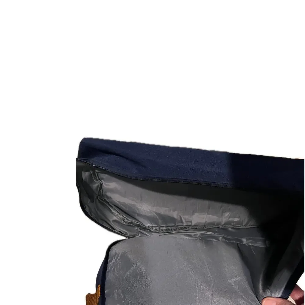 Blue Brown Canvas Totle Duffel Gym Bag 18